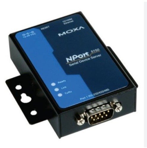 Moxa NPort 5150: 1-Portserial device server for RS-232/422/485 to Ethernet connectivity in industrial automation systems