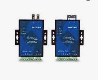 Moxa TCF-142-M-SC serial-to-fiber converter for RS-232/422/485 to multi-mode fiber in industrial automation