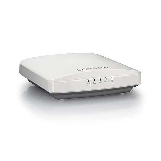 Ruckus R550 Dual-Band Wi-Fi 6 Indoor Access Point with BeamFlex+ antennas for high-density networks